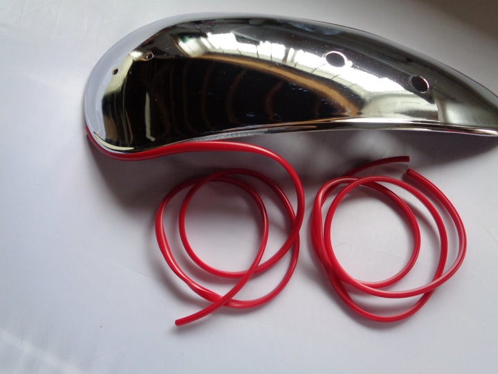 AJS & Matchless Petrol Tank Side Panel PAIR Seals: RED - BLUE - BLACK available