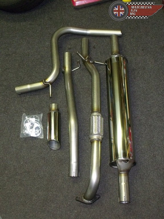 MG3 2" Stainless Steel Enhanced Exhaust System 2018 to 2024 model