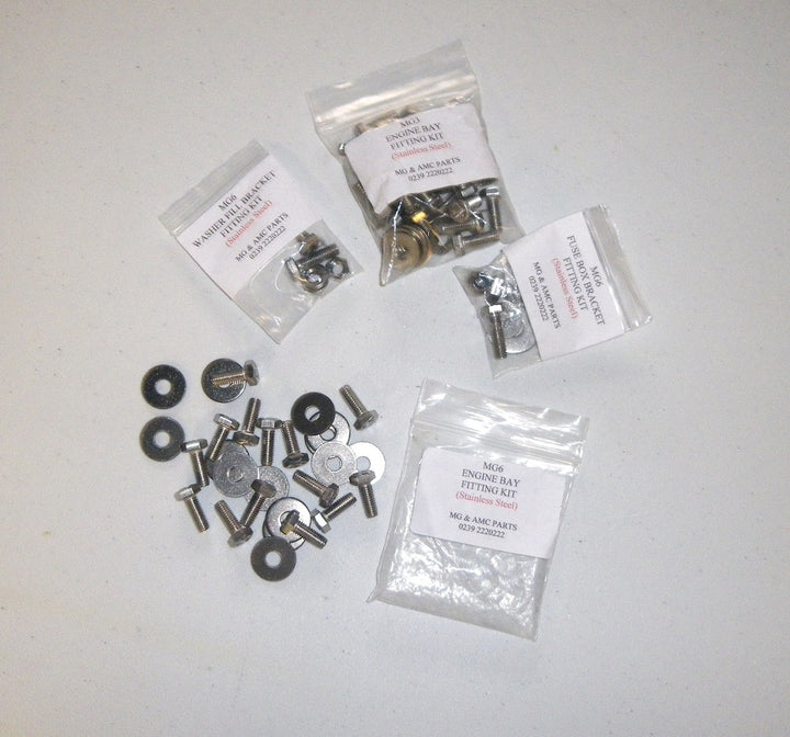 MG6 Under Bonnet Stainless Steel Replacement Kits